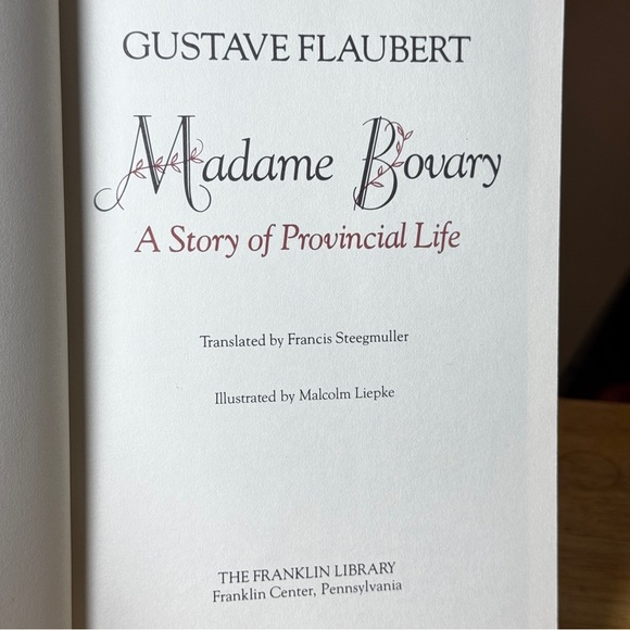 Madame Bovary Book - Picture 10 of 13